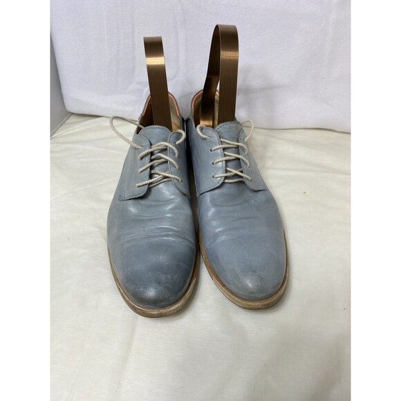 Men's Lloyd Powder Blue Leather Oxfords Made in Germany Style# Gardell US 7.5 - Picture 6 of 8